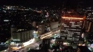 ホテル日航金沢リュクスフロアからの夜景
