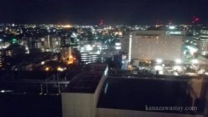 ana金沢から見た夜景