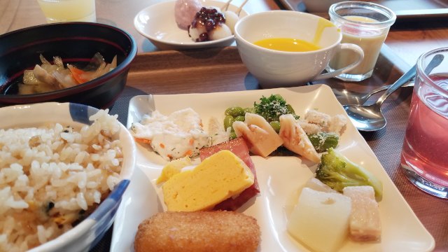 ホテルフォルツァ金沢の朝食